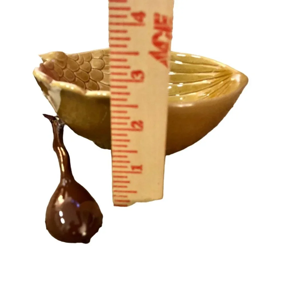 Hallmark Autumn Acorn Bowl with Serving Spoon - New Small
